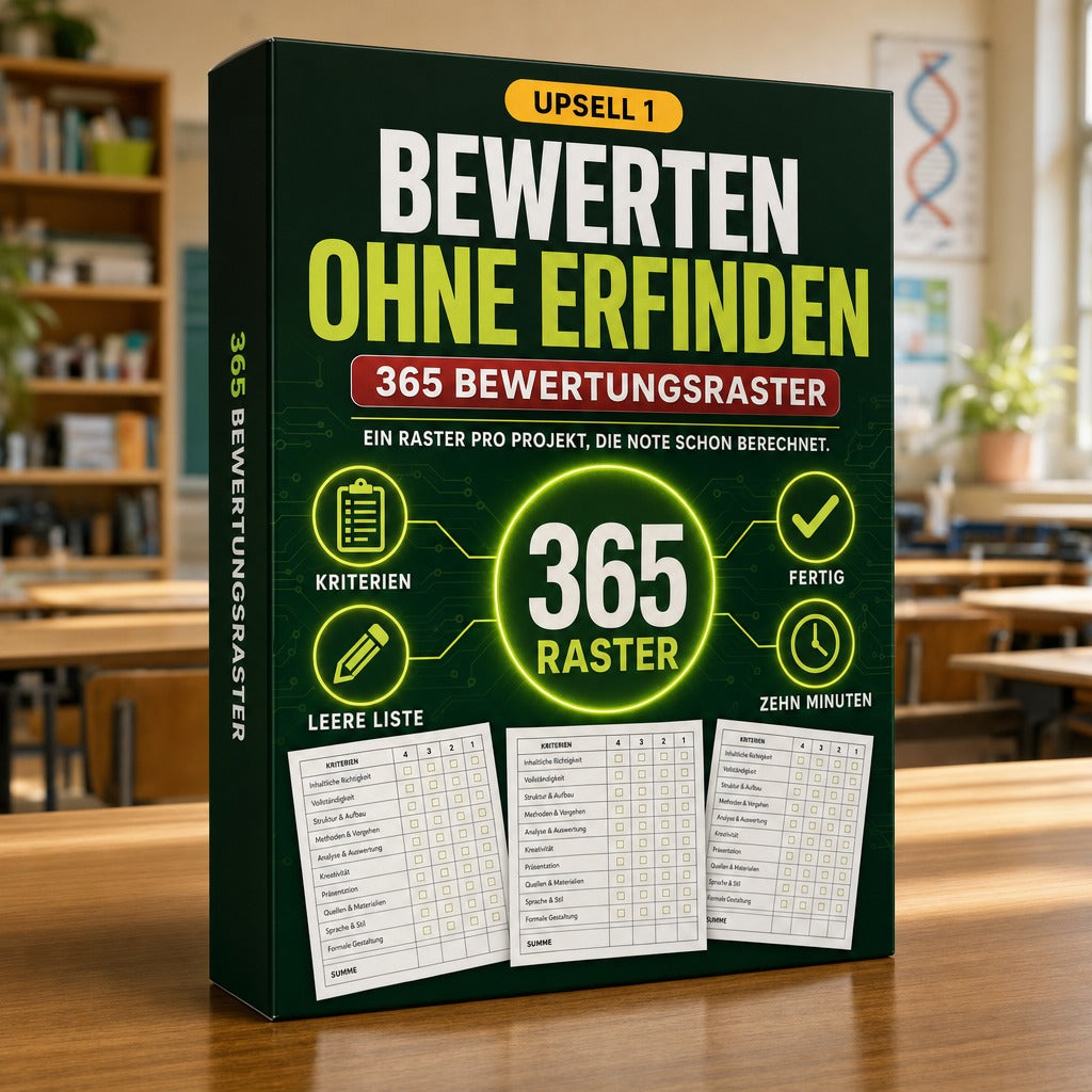 Bewerten ohne Erfinden — 365 Raster