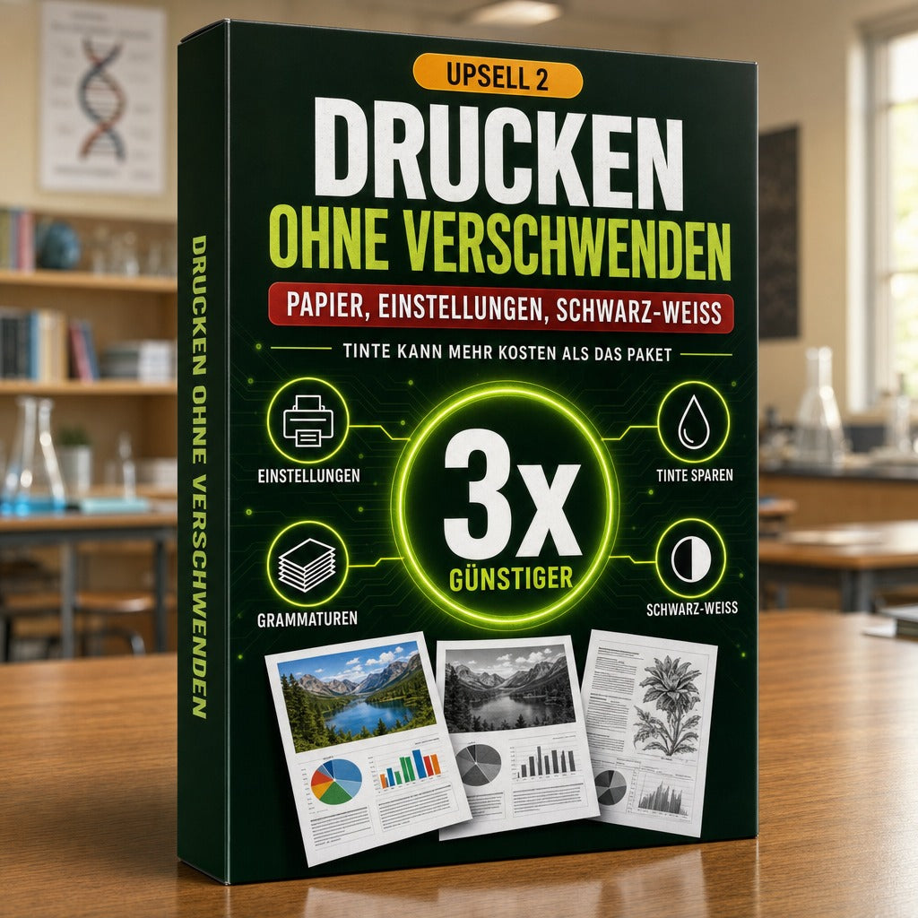 Drucken ohne Verschwenden