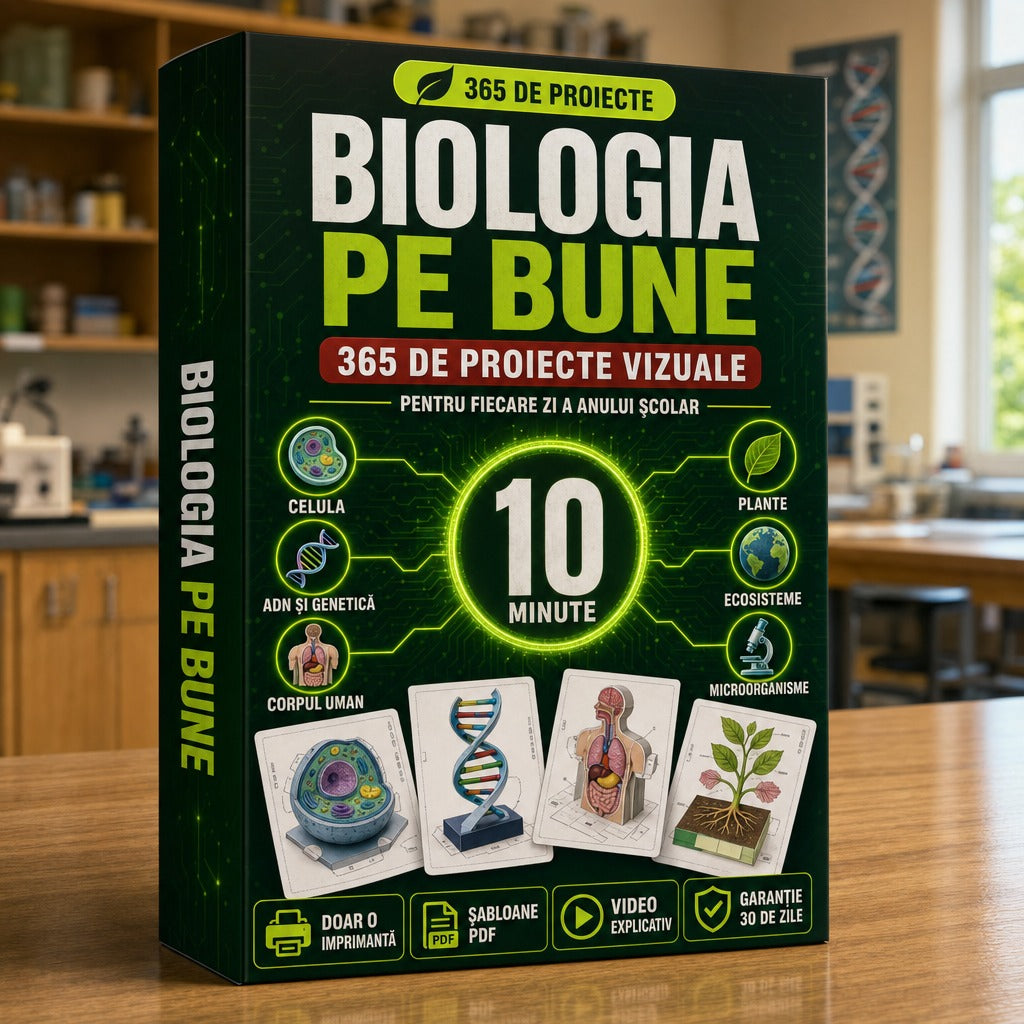 Biologia pe Bune — 365 de proiecte vizuale