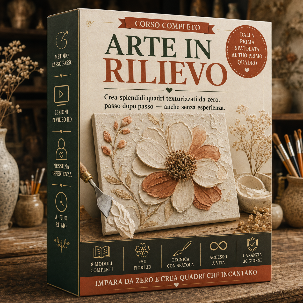 Arte in Rilievo — Corso Completo + 7 Bonus Esclusivi